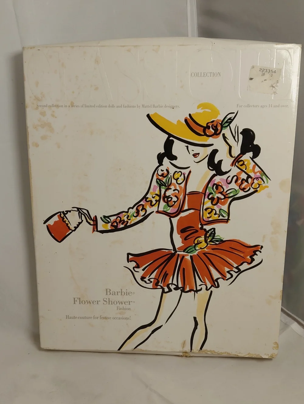 Mattel 1993 Barbie Classique Collection Flower Shower Fashion,